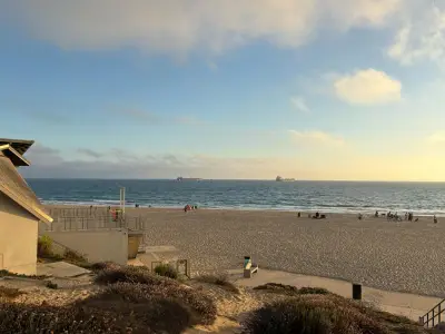 Along California coast, waiting for tsunami waves with concern, curiosity, comedy