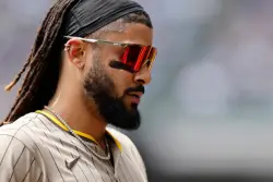 Tatis, sore but back in lineup, still dodging pitches in Padres 6-5 loss