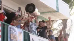 Stanley Cup damaged as the Florida Panthers celebrate a second straight championship