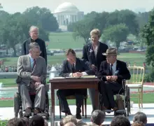 Today in History: July 26, Americans with Disabilities Act signed into law