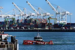 An oil spill, a sprained ankle and a damaged boat: What we know about the Long Beach cargo ship mishap